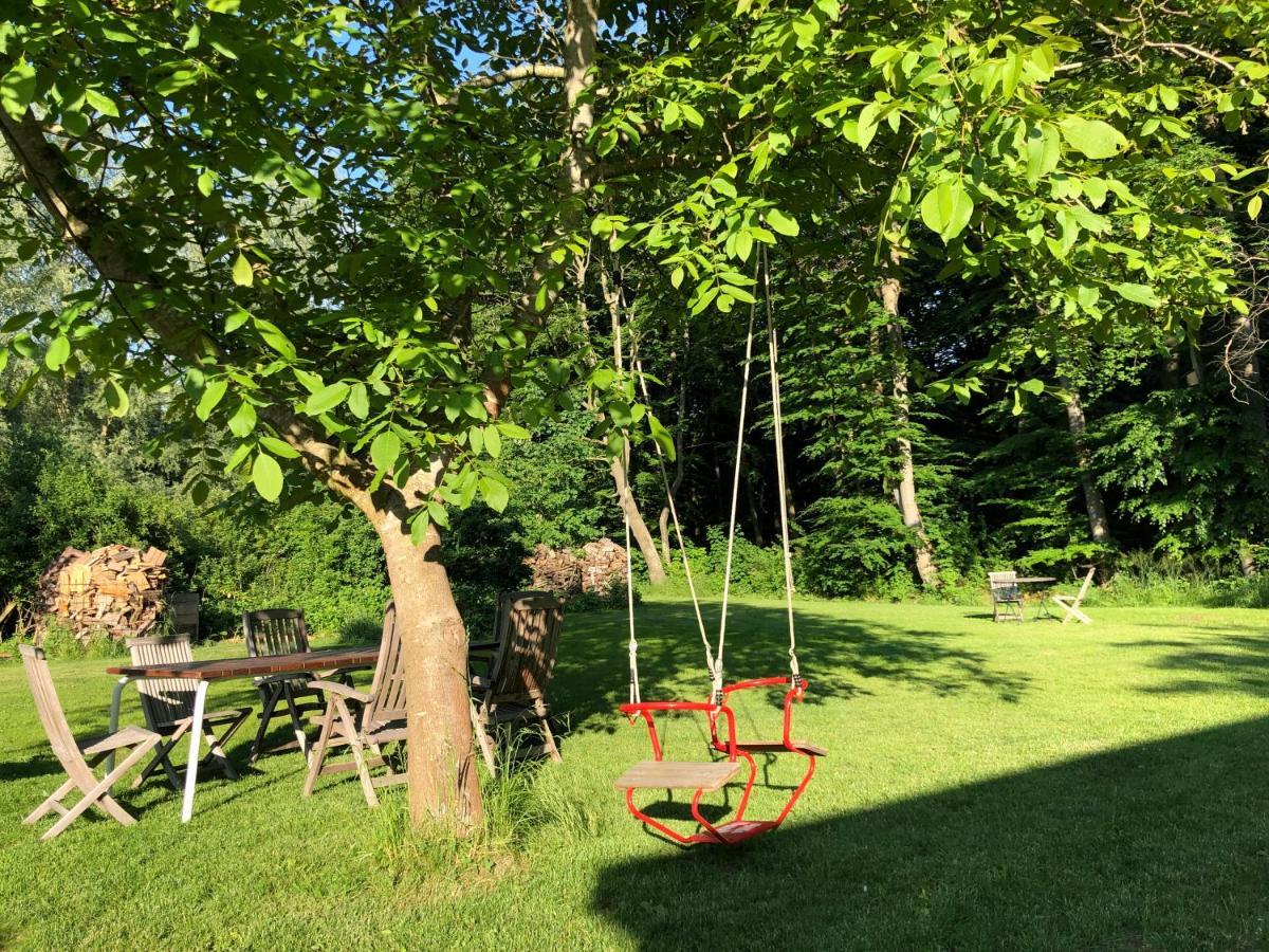 Ferienwohnung Am Waldrand Mit Sauna Biendorf Buitenkant foto