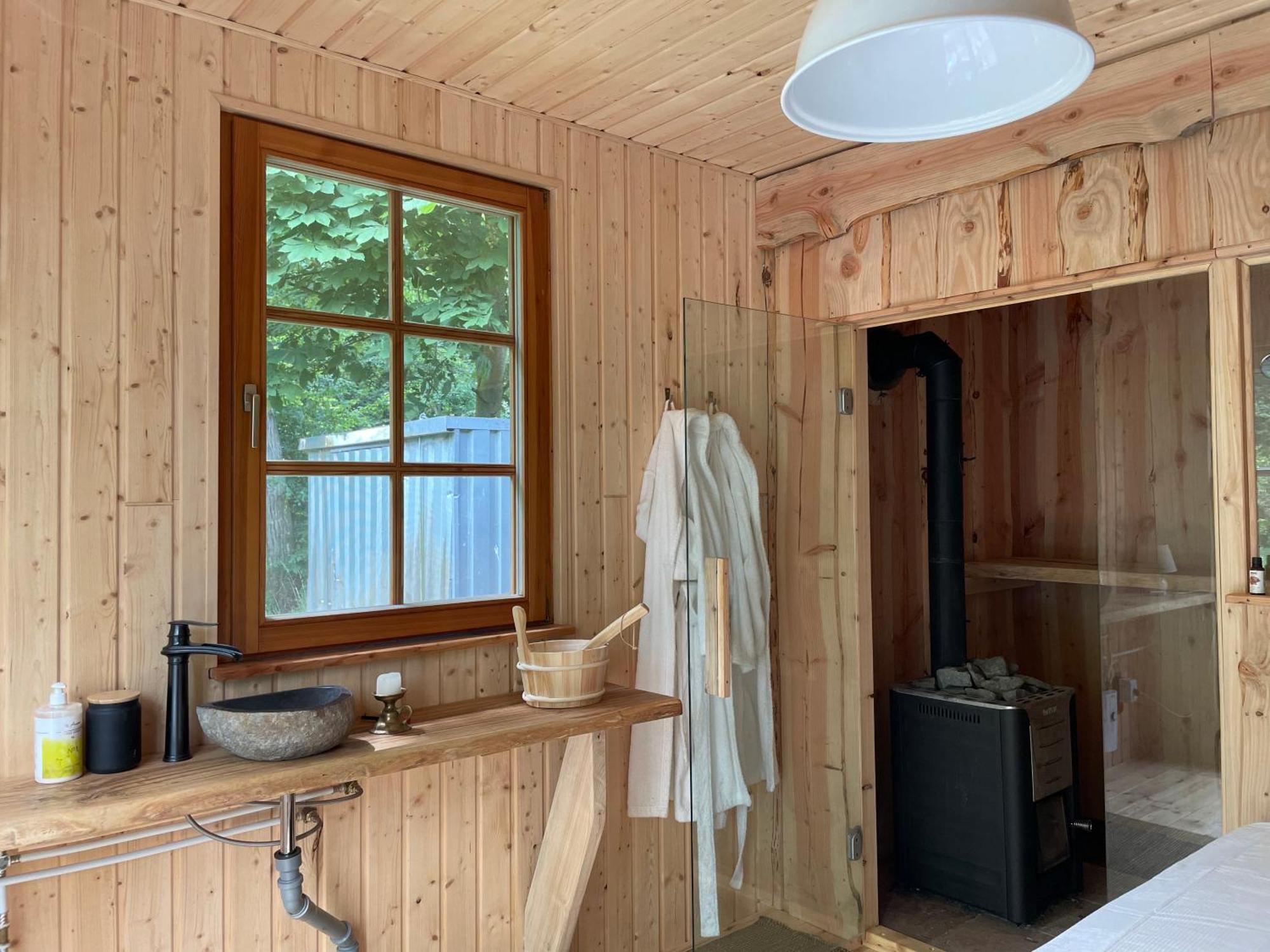 Ferienwohnung Am Waldrand Mit Sauna Biendorf Buitenkant foto