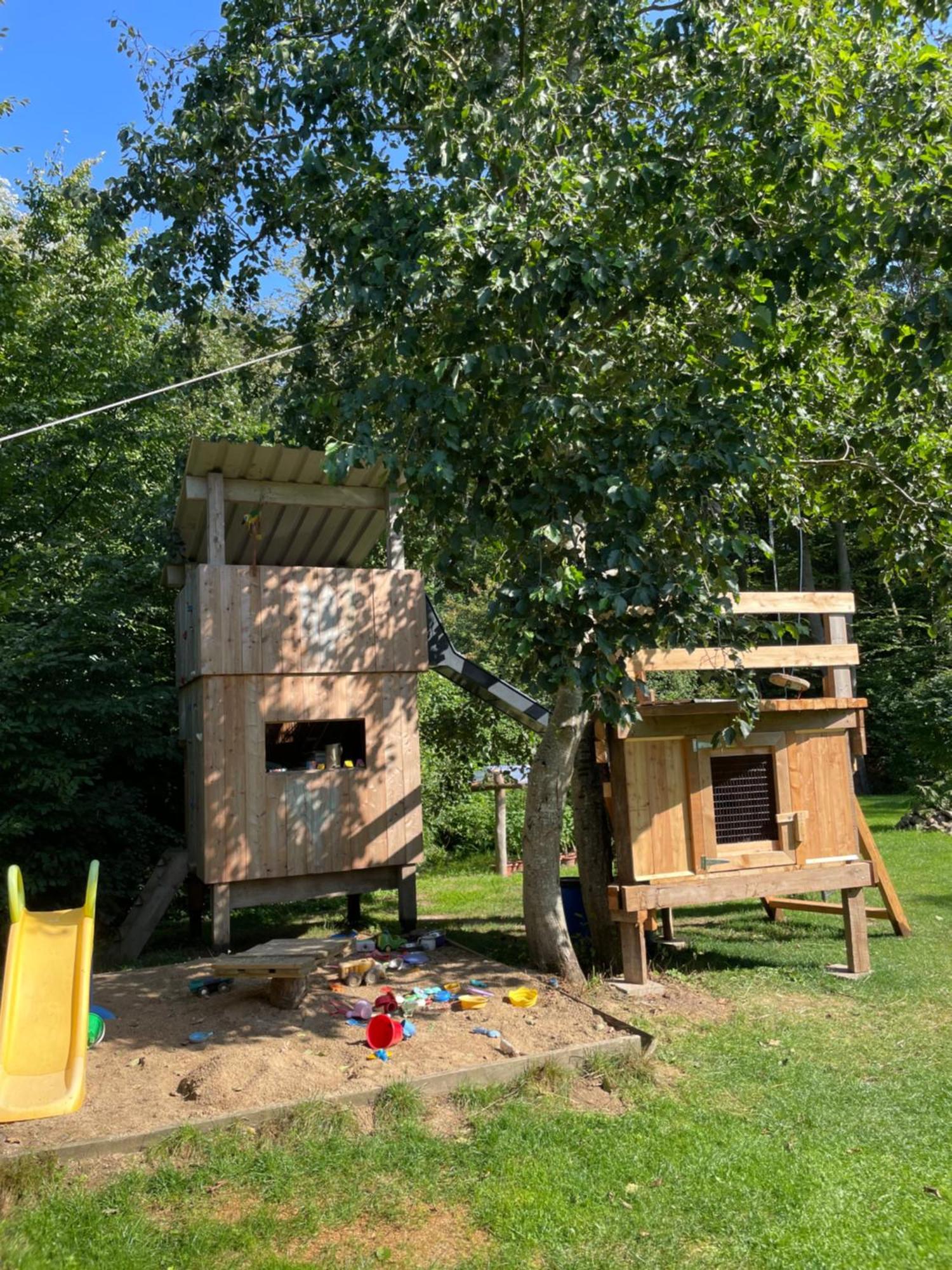 Ferienwohnung Am Waldrand Mit Sauna Biendorf Buitenkant foto
